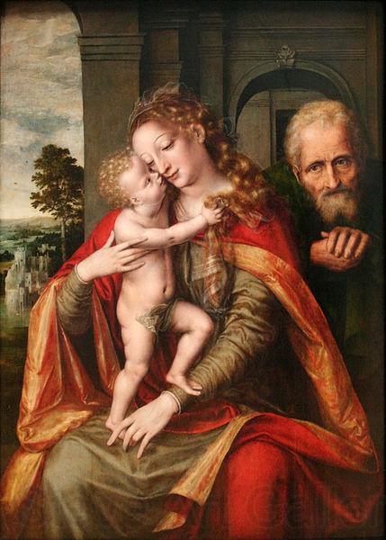 Jan Massijs The Holy Family Spain oil painting art